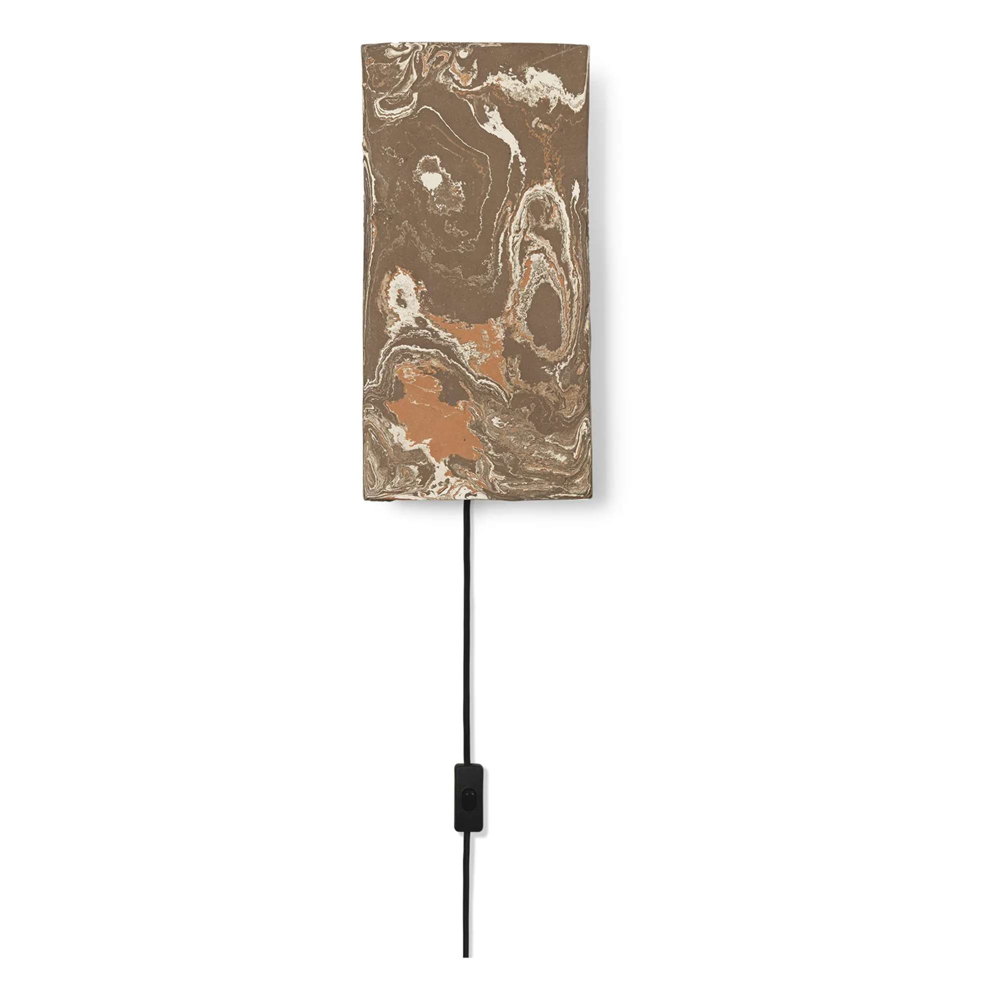 Argilla wall lamp | Brown Marble- Product image n°0