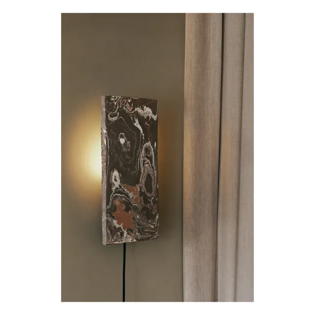 Argilla wall lamp | Brown Marble