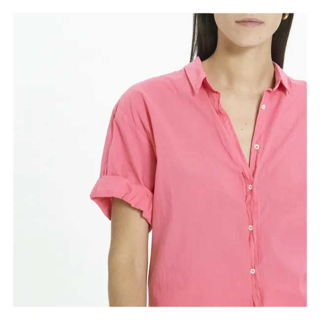 Camicia Channing in popeline di cotone | Fuscia