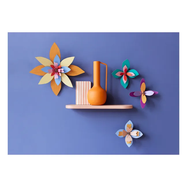 Wanddekoration Lavenderblume - 3er-Set