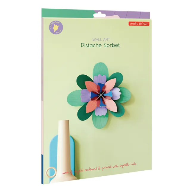 Sorbet Pistachio Flower wall decoration