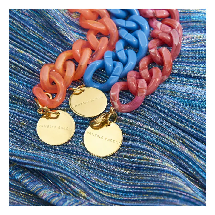 Armband Flat Chain Campari | Orange- Produktbild Nr. 2