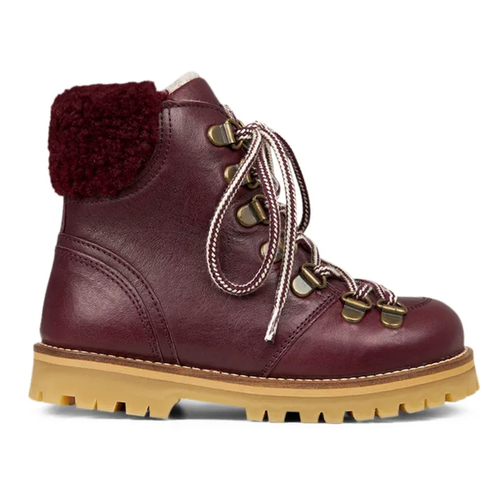 Gefütterte Boots Shearling Winter | Pflaume- Produktbild Nr. 0