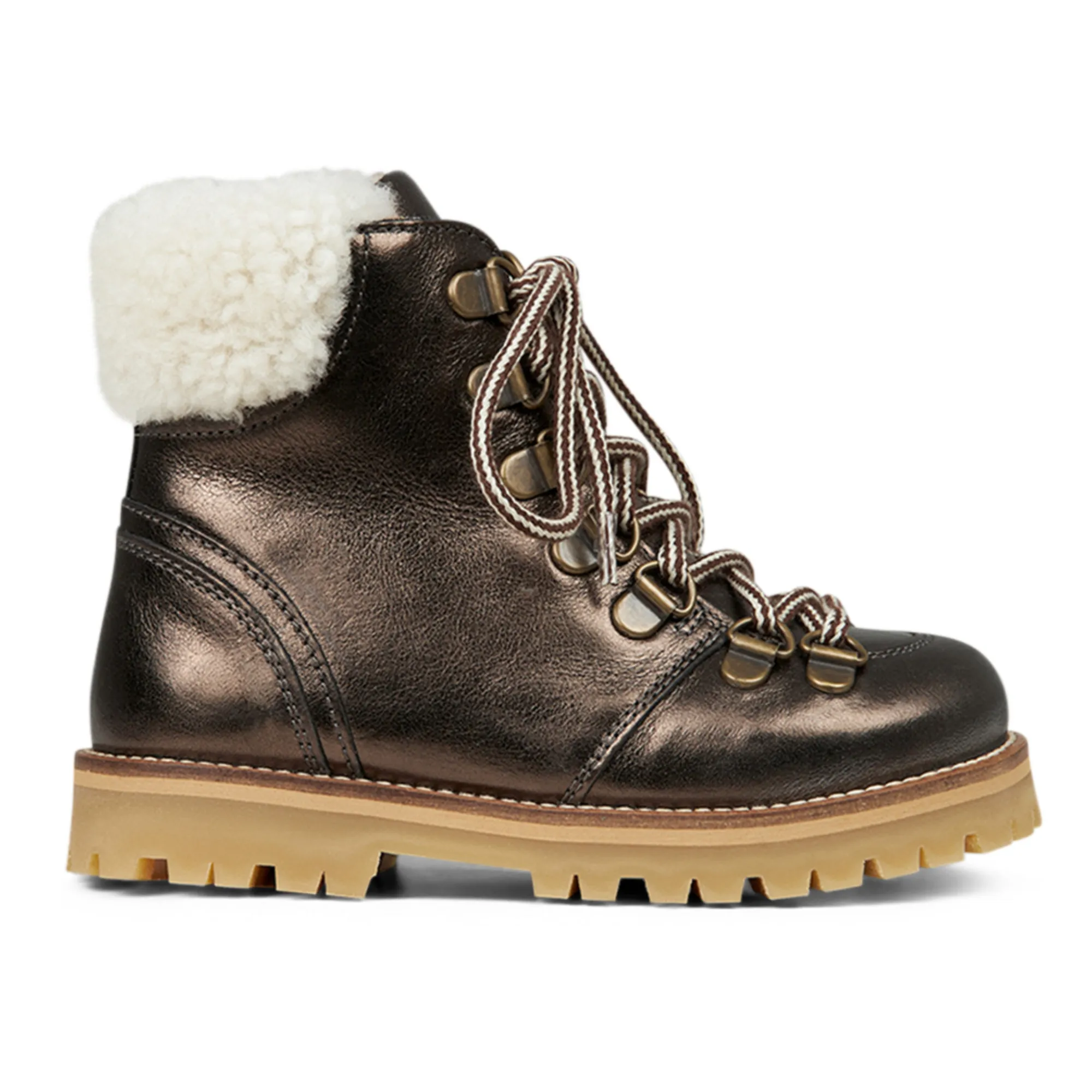 Petit Nord Black Winter Shearling-Lined Boots