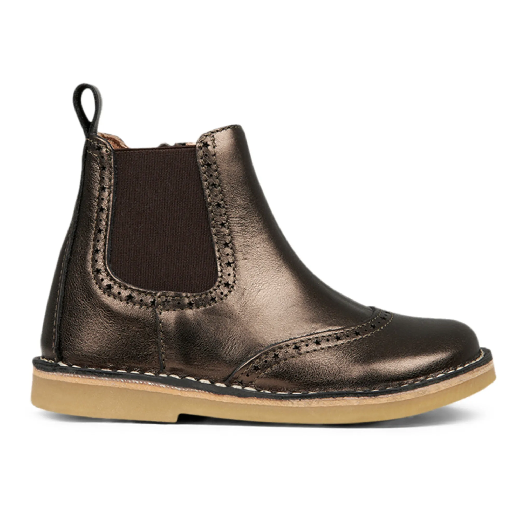 Petit Nord Black Star Zip Ankle Boots