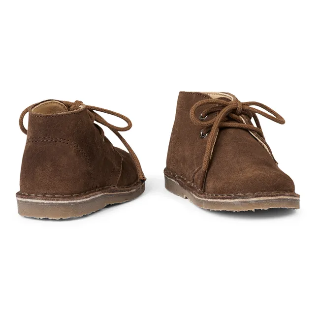 Desert Lace-Up Boots  | Brown