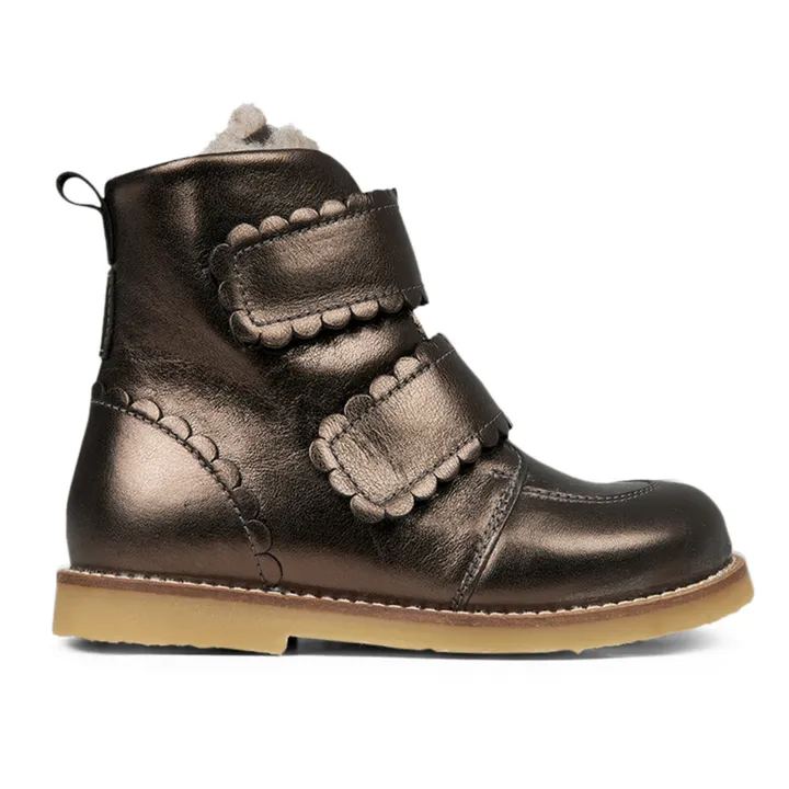 Petit Nord - Petit Nord - Boots Fourrées Scratchs Scallop Winter