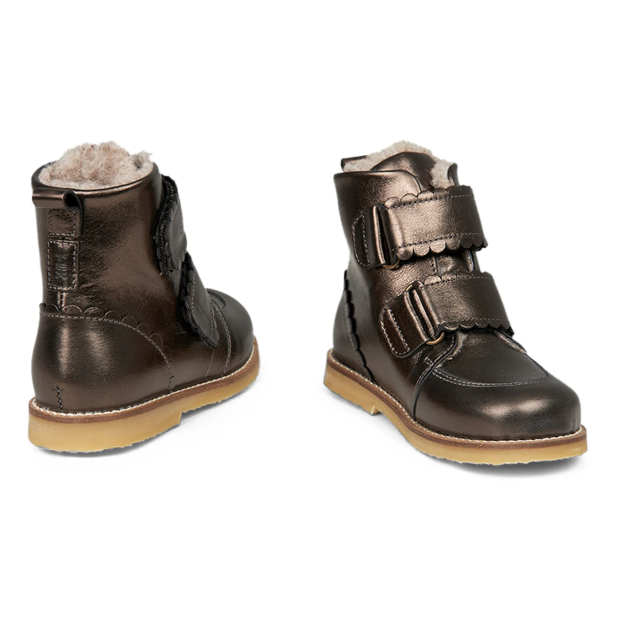 Petit Nord - Boots Fourrées Scratchs Scallop Winter (Petit Nord) - Image 1
