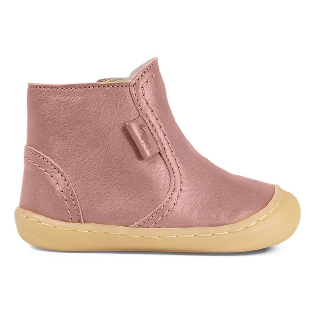 Toasty Fur-Lined Boots | Dusty Pink