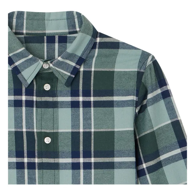Daho Checkered Shirt | Green
