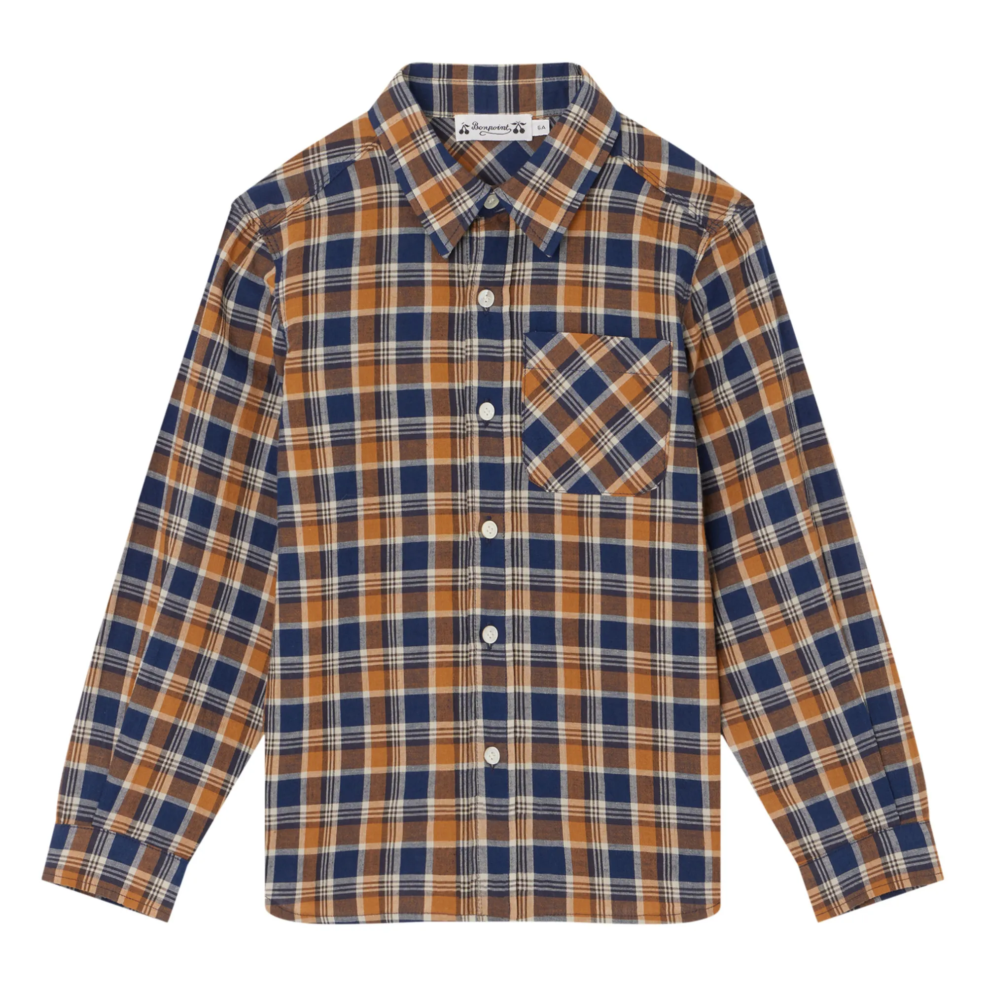 Bonpoint Caramel Tango Checked Shirt