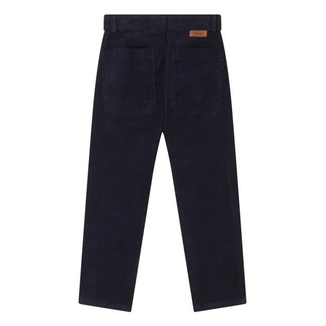 Malone Corduroy Trousers | Navy blue