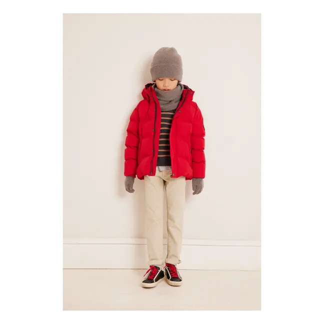 Dario Recycled Matter Down Jacket | Red