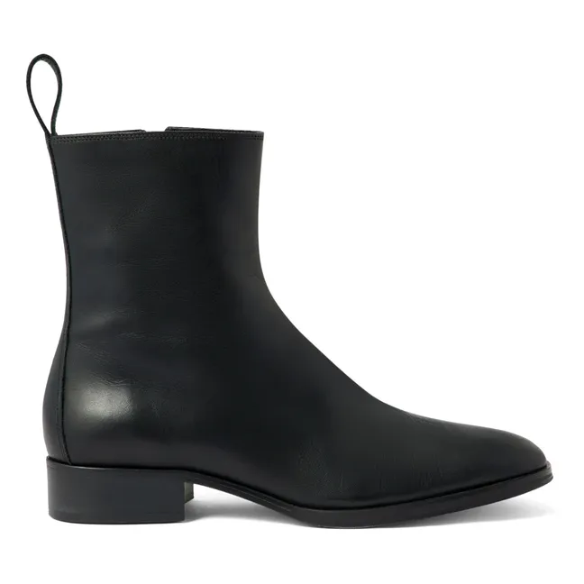 Boots West Leather | Black