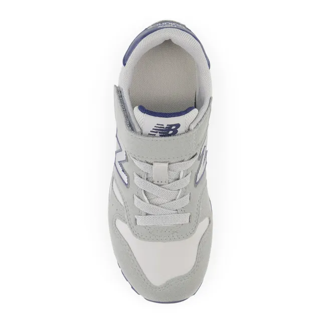 Sneaker mit Klettverschluss und elastischen Schnürsenkeln 373 | Blau