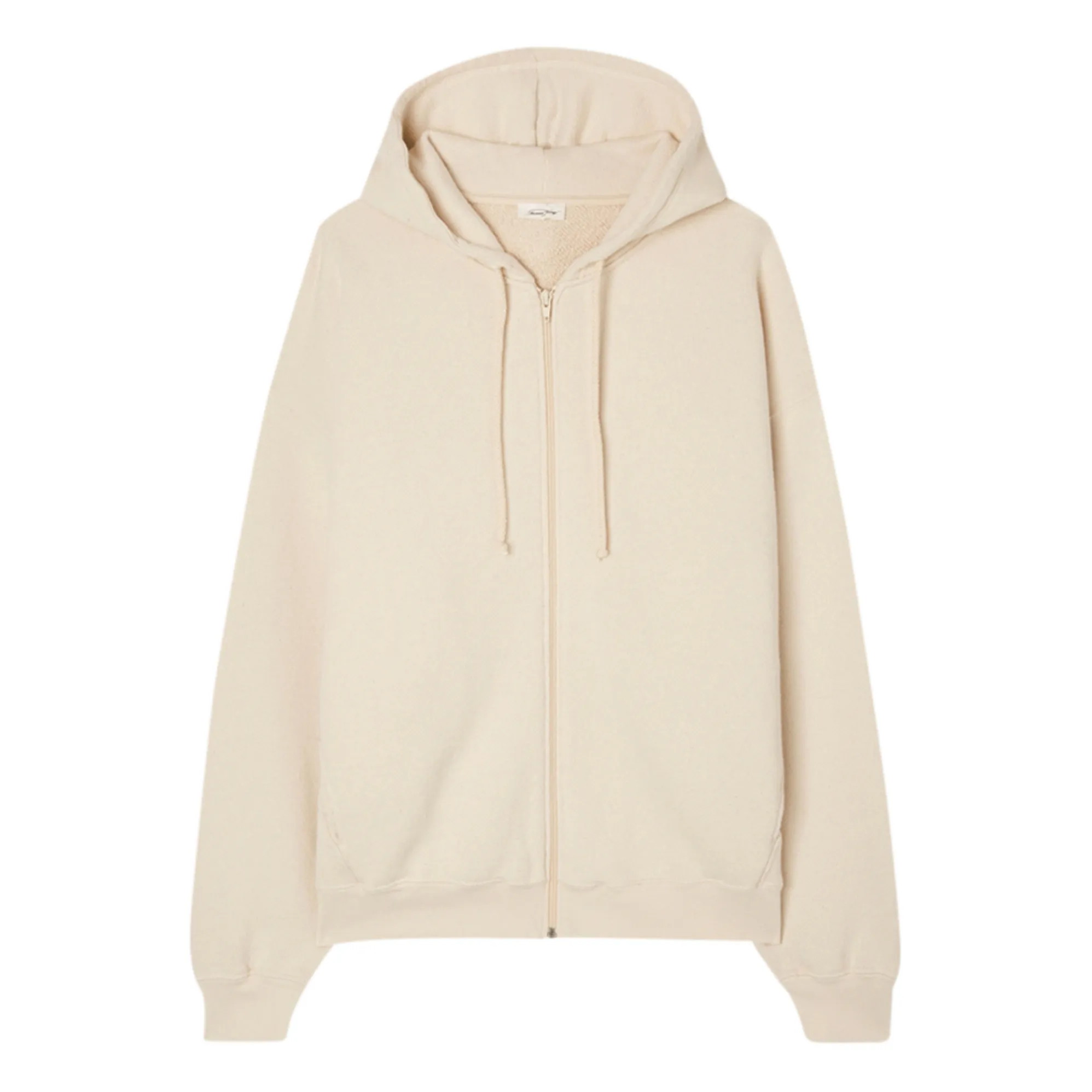 American Vintage Ecru Xybay Zip Hoodie