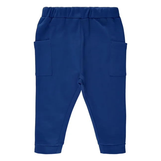 Pantaloni Jogger in cotone bio | Blu