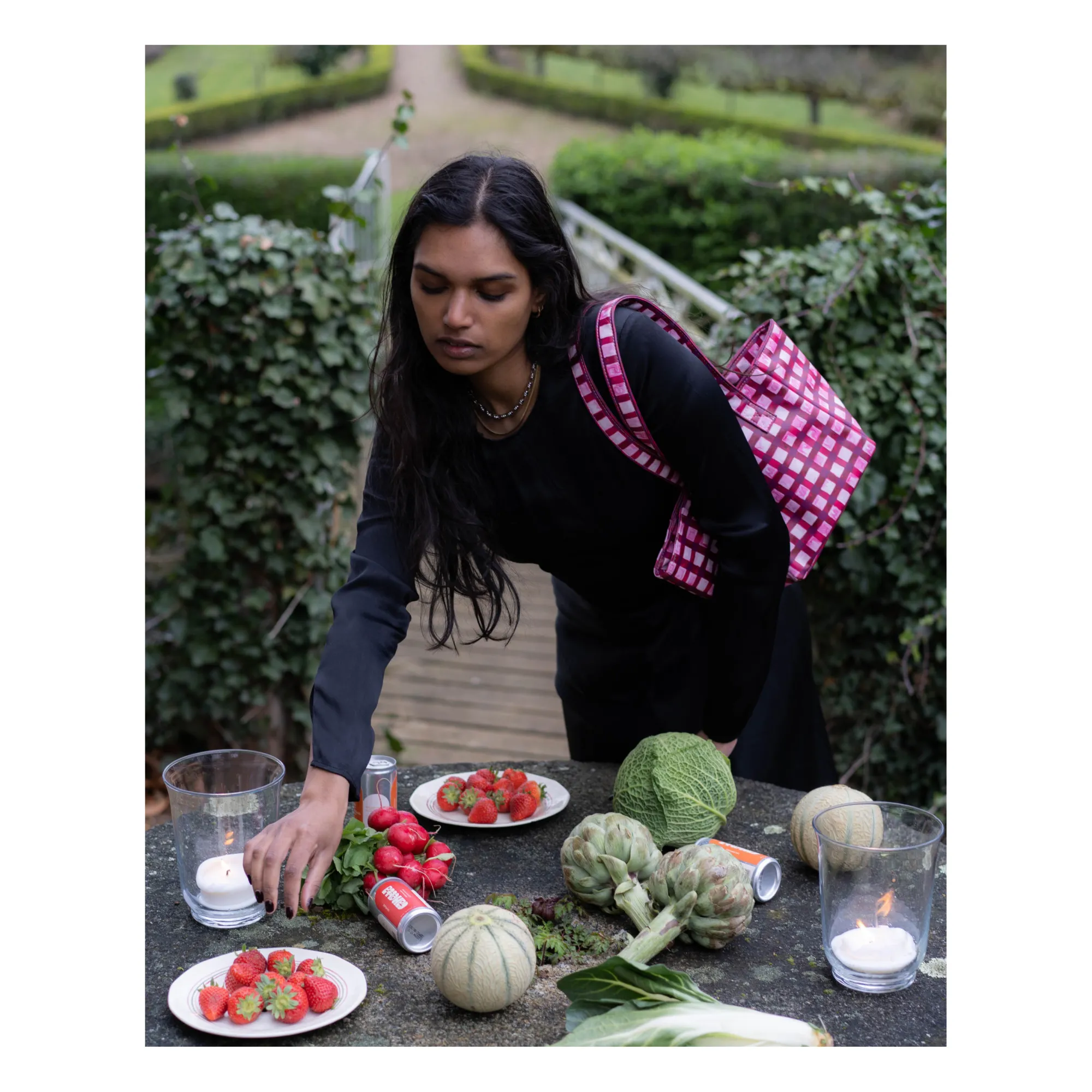 Sac Lunch bag avec doublure isotherme | Rose fuschia- Image produit n°2