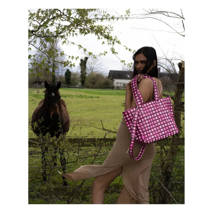 Sac Groceries avec doublure isotherme | Rose fuschia- Image produit n°2