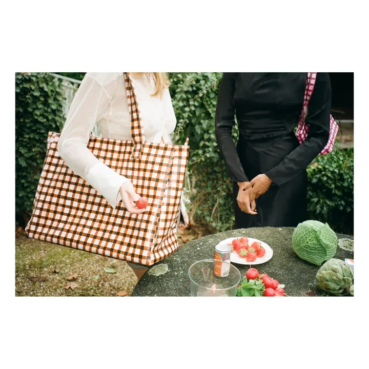 Sac Maxi avec doublure isotherme | Marron- Image produit n°1