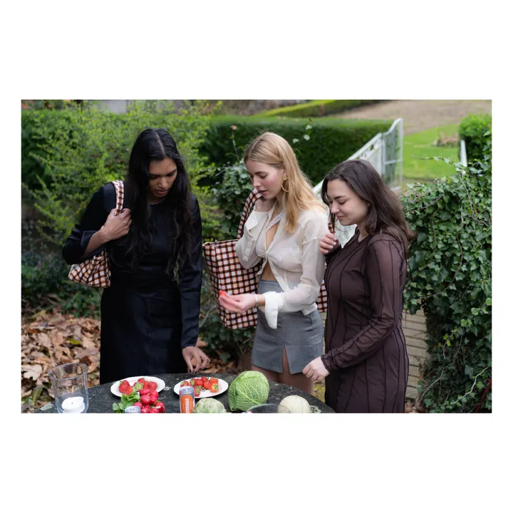 Sac Maxi avec doublure isotherme | Marron- Image produit n°2