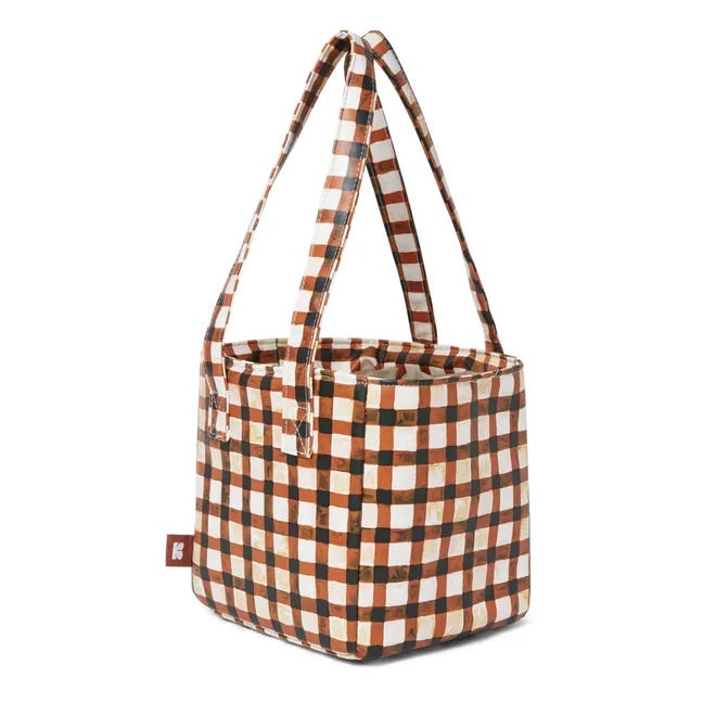 Lunch bag with insulated lining | Brown