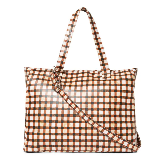 Maxi bag with isothermal lining | Brown