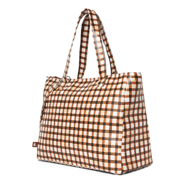 Maxi bag with isothermal lining | Brown