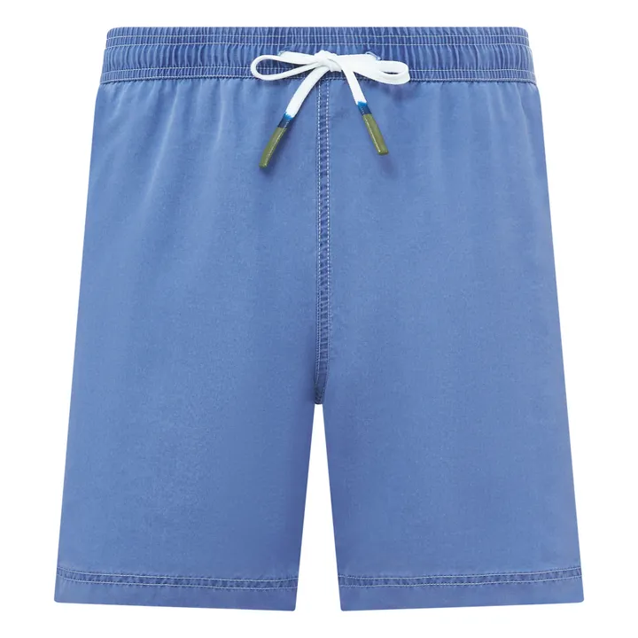 Short De Bain Homme Délavé | Bleu jean- Image produit n°0