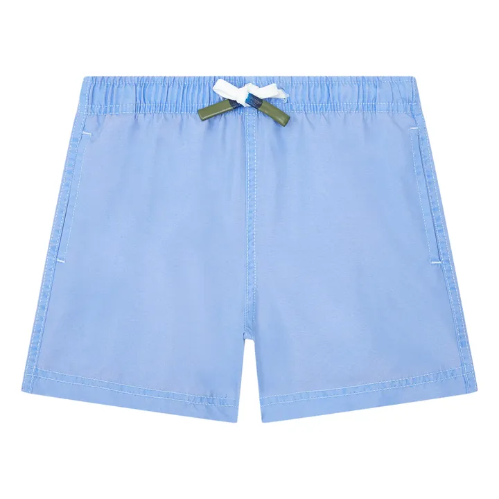 Shorts de baño desteñidos de niño | Azul Claro- Imagen del producto n°0