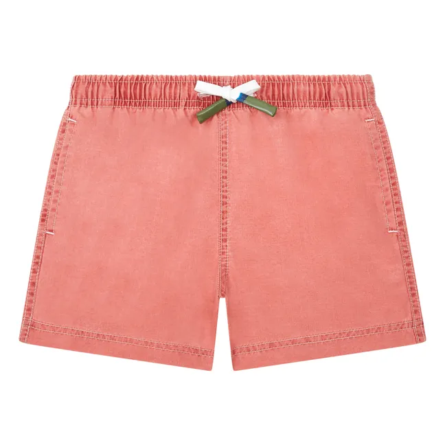 Short De Bain Garçon Délavé | Brique
