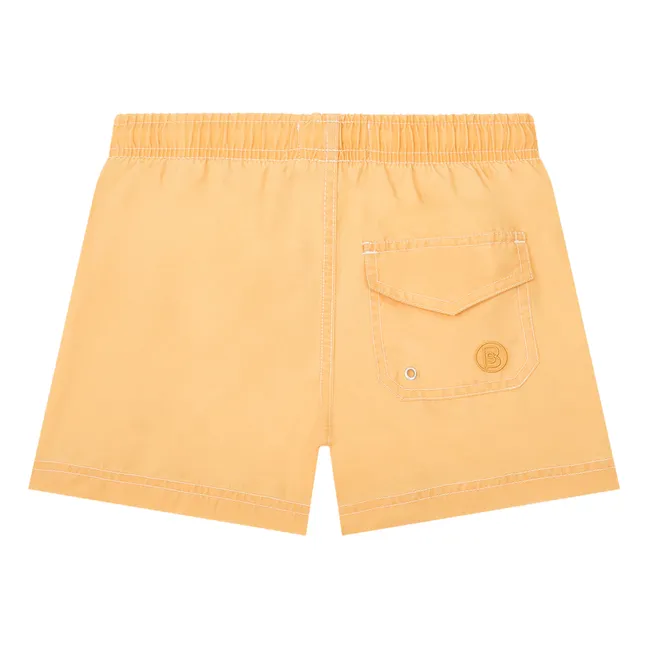 Short De Bain Garçon Délavé | Jaune