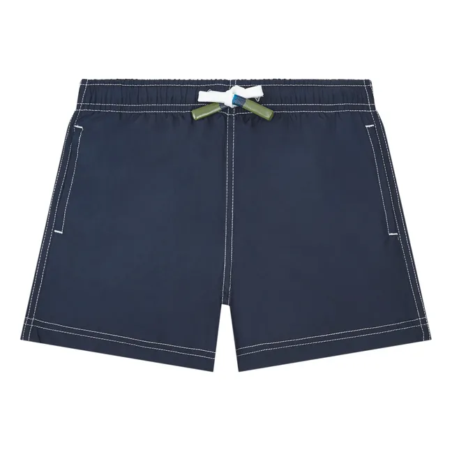 Short De Bain Garçon en Polyester Recyclé | Bleu marine