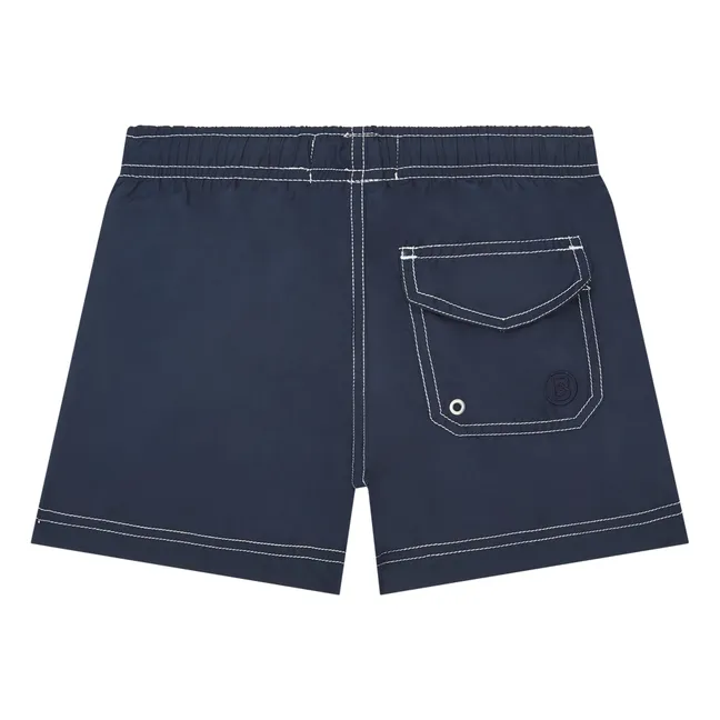 Short De Bain Garçon en Polyester Recyclé | Bleu marine