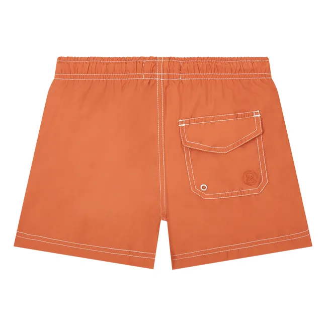 Short De Bain Garçon en Polyester Recyclé | Camel