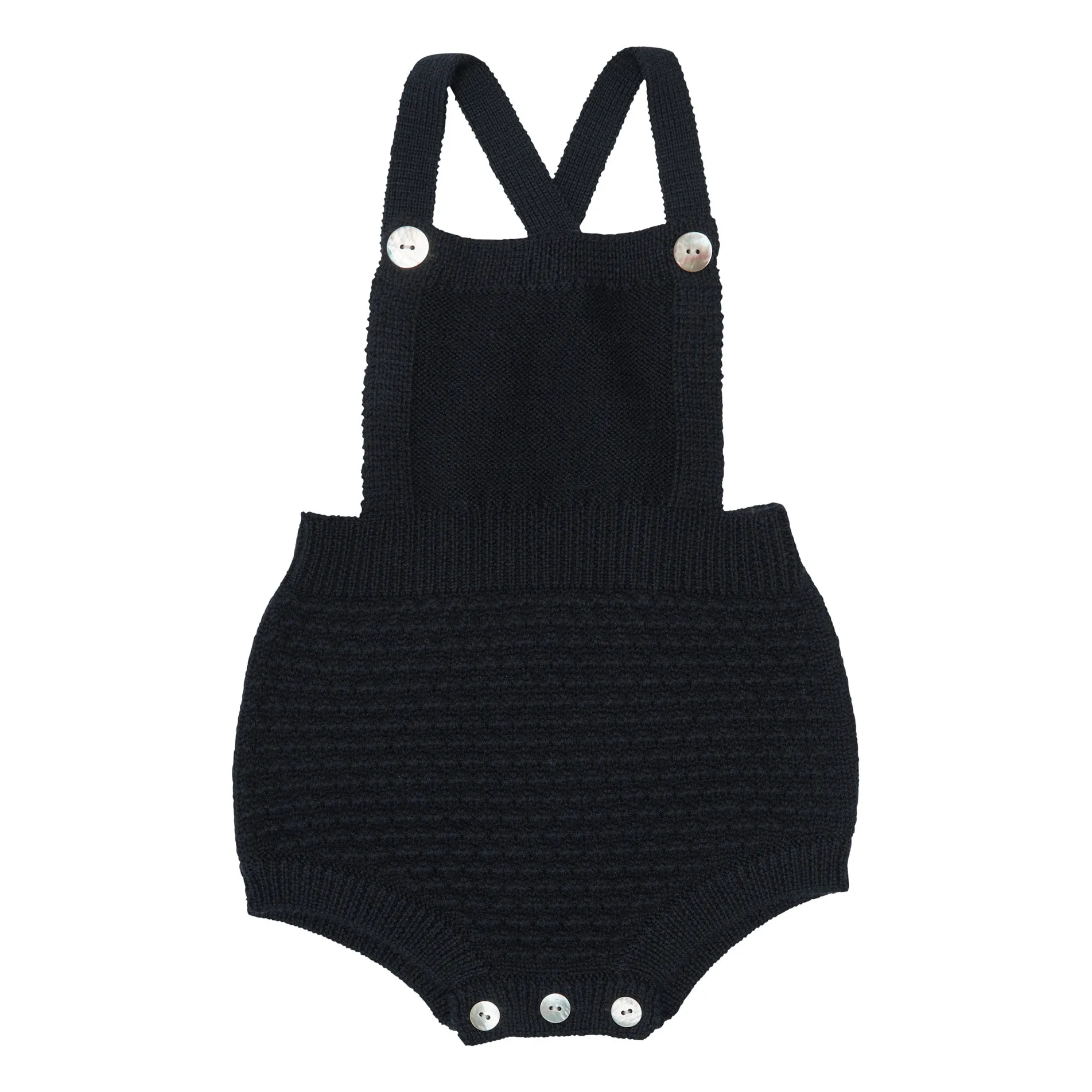 Fub Navy Blue Merino Wool Romper