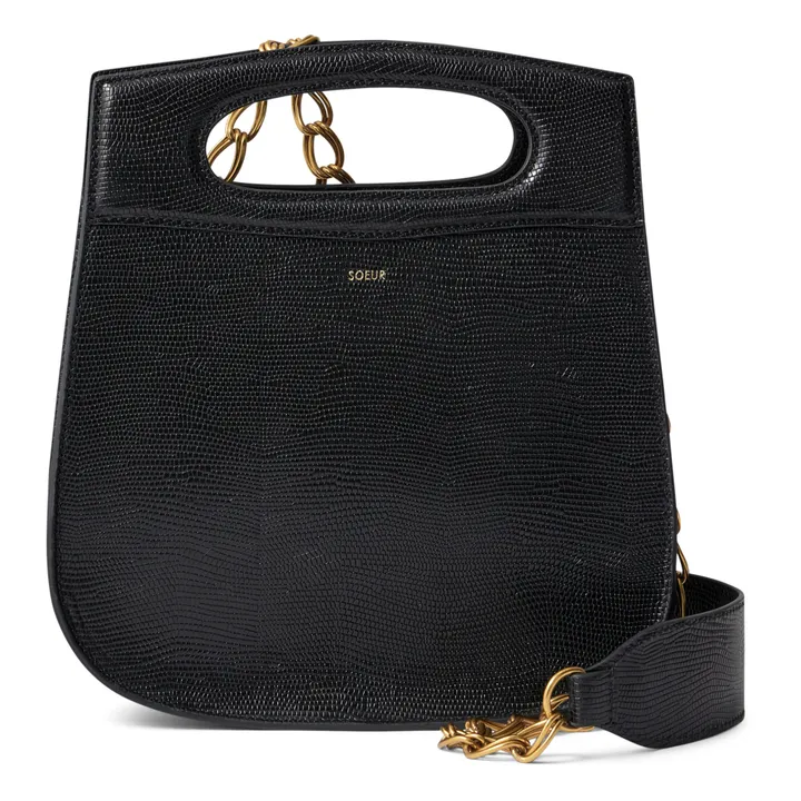 Sac Cheri Cuir de Buffle | Noir- Image produit n°0