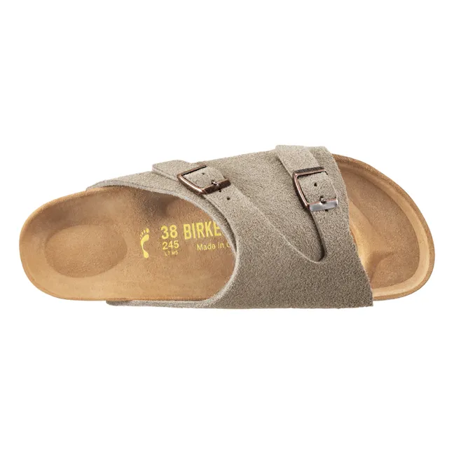 Sandales Zürich Chaussant Etroit | Taupe