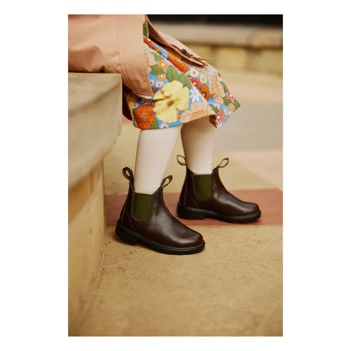 Chelsea Boots Bicolore | Marron- Image produit n°5