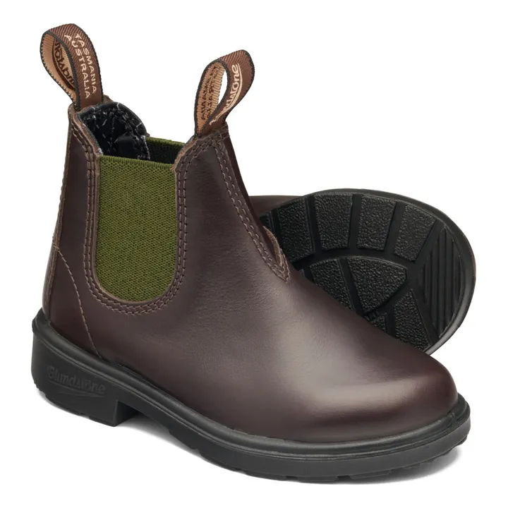 Chelsea Boots Bicolore | Marron- Image produit n°6