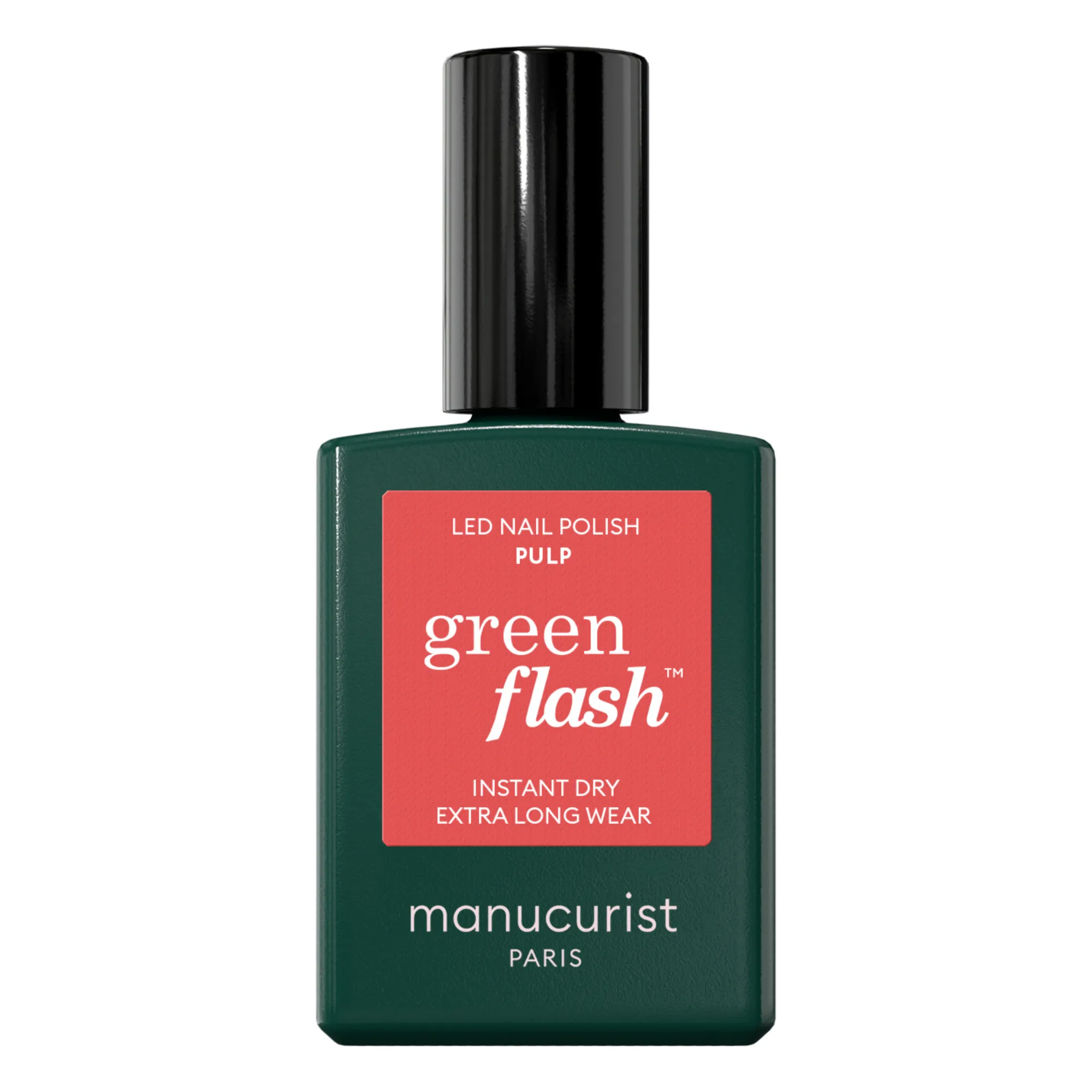 Manucurist Pulp Green Flash Semi-Permanent Nail Polish - 15 Ml