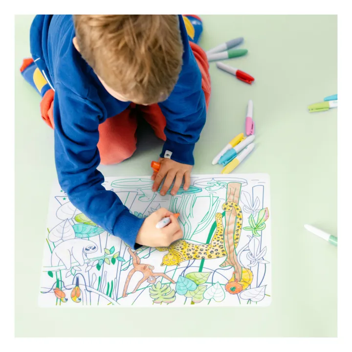 Amazonia coloring placemat- Product image n°1