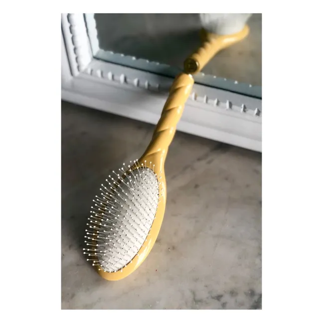 Brosse à cheveux La Miracle N°04 - Démêlante et massante | Jaune