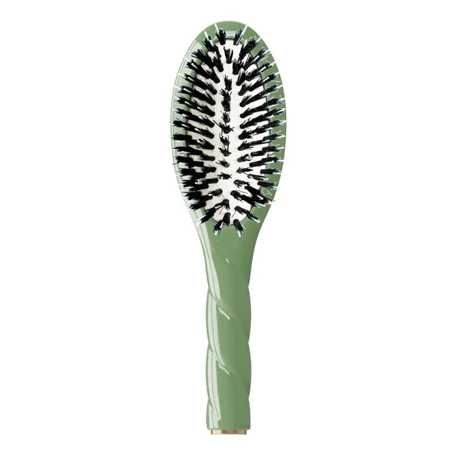 N°02 The Essential Petite Brush - Care & Detangling | Almond green