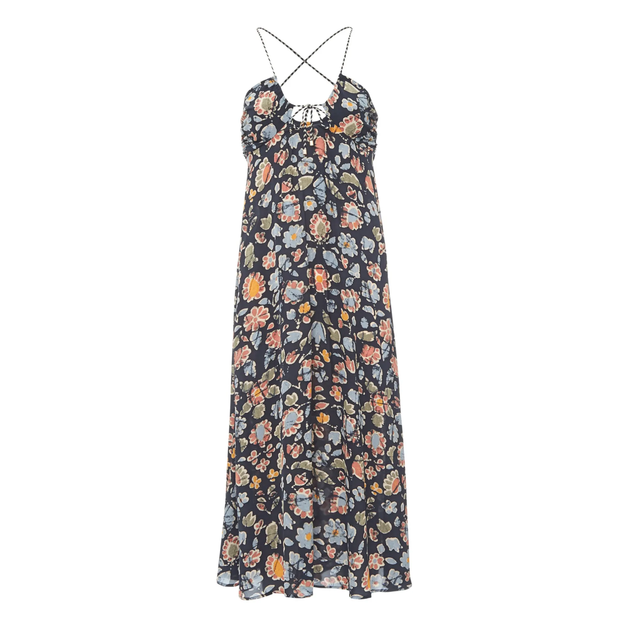 Sessùn Blue Black Alina Song Dress