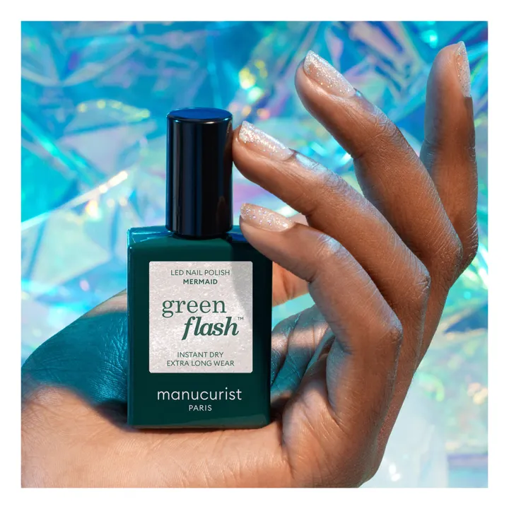 Vernis à ongles semi-permanent Green Flash - 15 ml | Mermaid- Image produit n°5