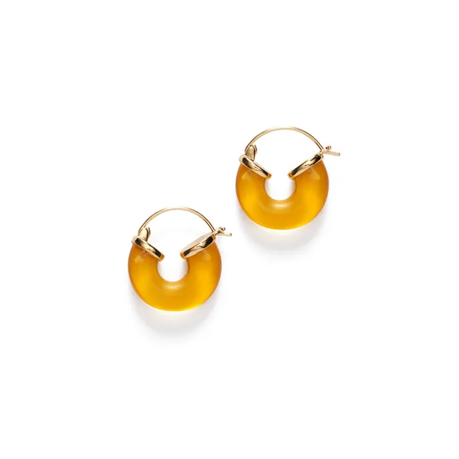 Boucles d'Oreilles Petit Swell | Ambre
