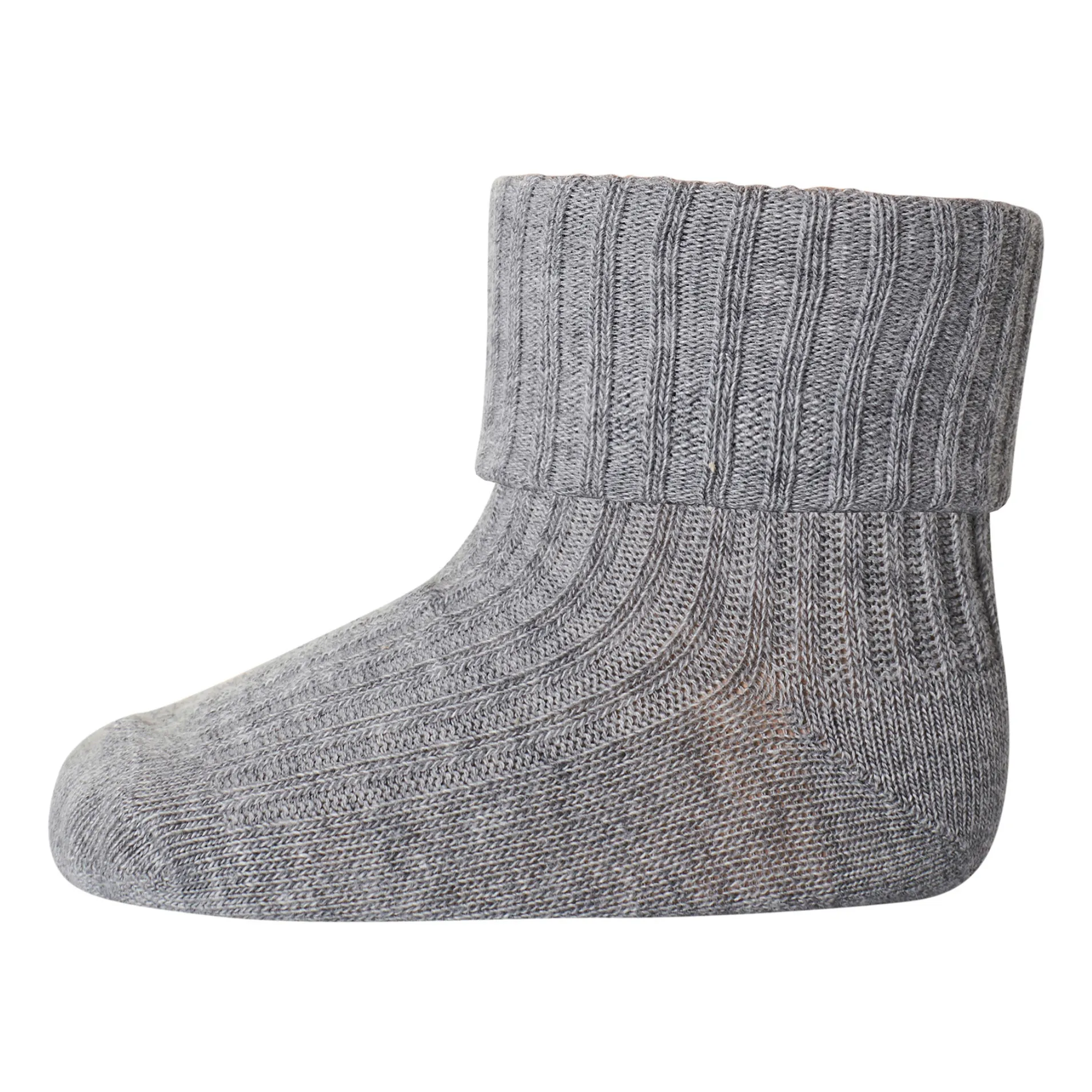 Mp Denmark Grey Rib Cotton Socks
