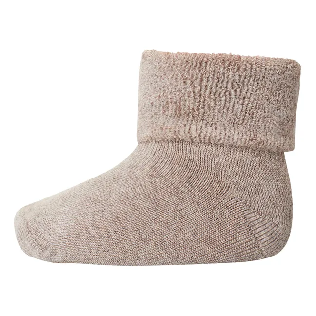 Chaussettes en coton | Marron