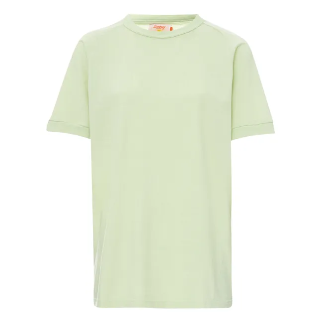 Haleiwa Recycled Cotton T-shirt 260g | Pale green